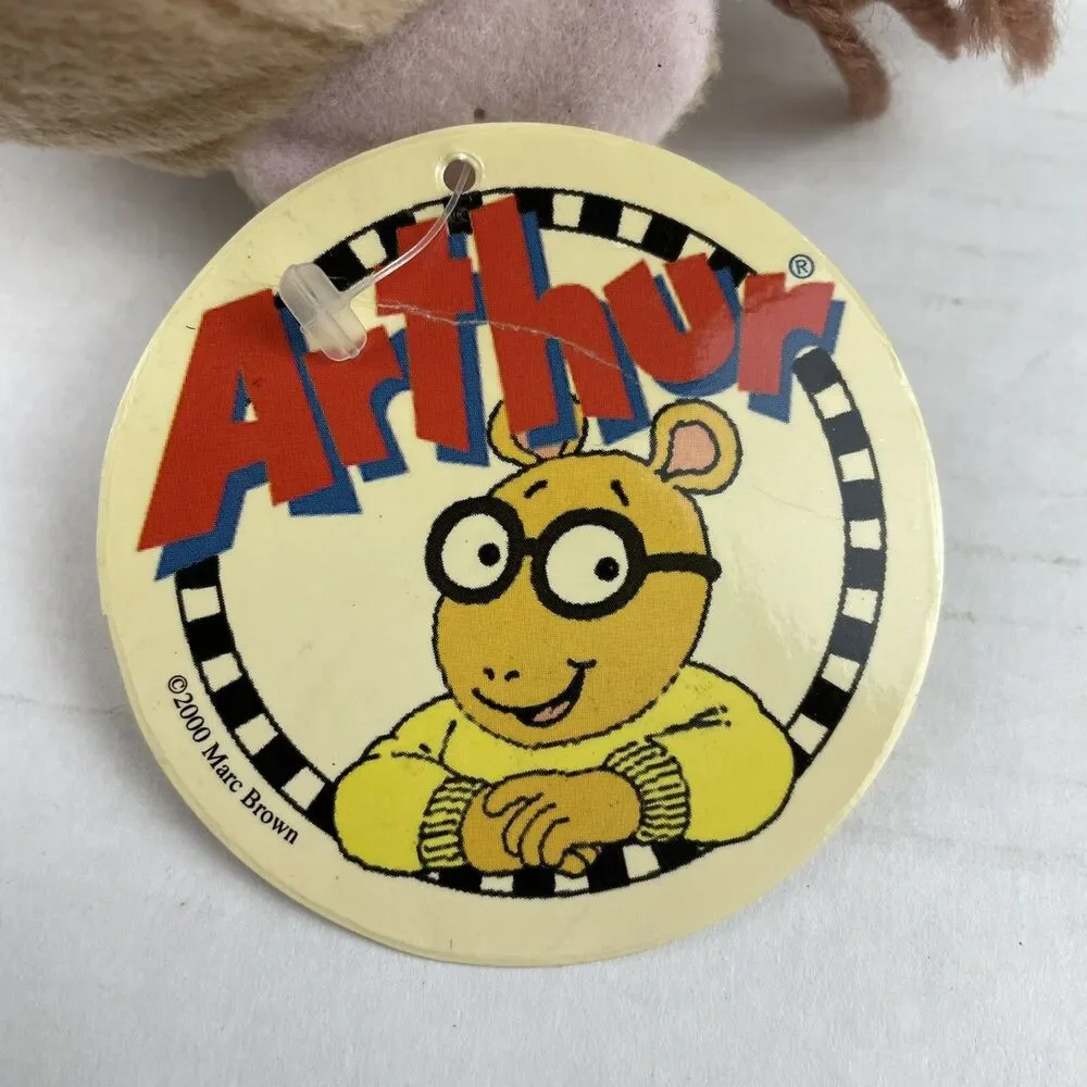 Vintage Arthur Plush Doll With Bunny 13” Easter New with Tags 2000 Marc Brown